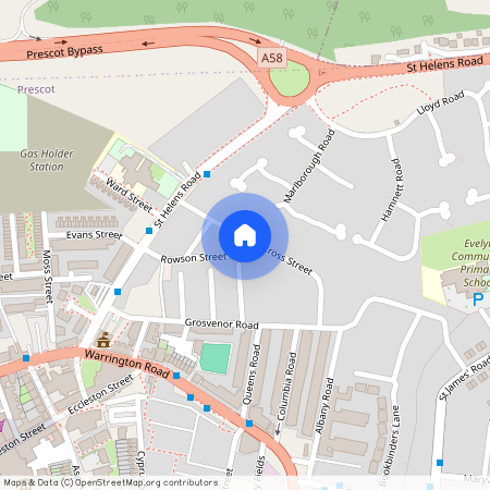 Cross Street, Prescot, Merseyside, L34