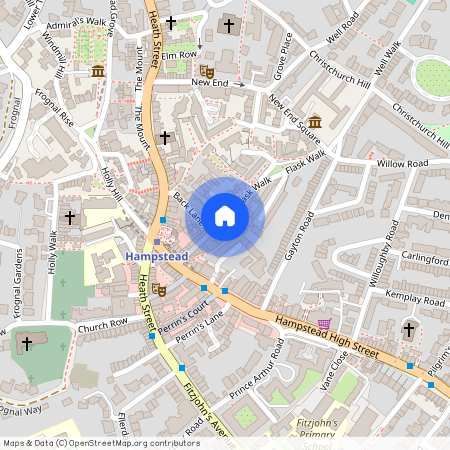 Flask Walk, Hampstead, London