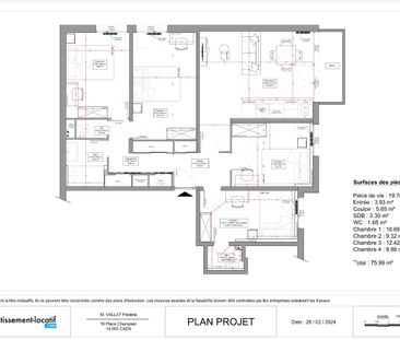 Appartement T5 près de CAEN à louer - Photo 1