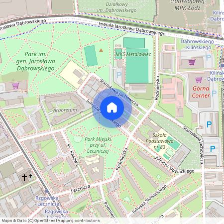 Łódź, Górna, os. Czerwony Rynek, RZGOWSKA/PODMIEJSKA