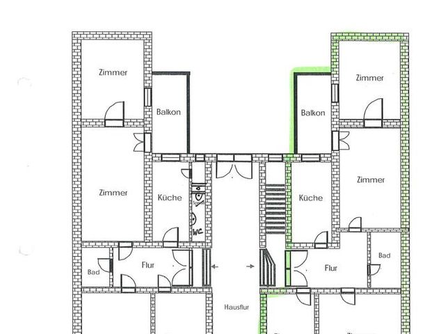 4-Raumwohnung mit Balkon im Paulusviertel - Foto 1