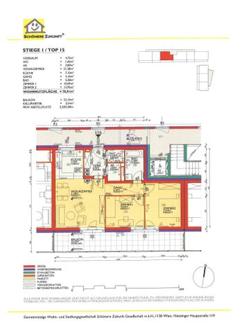 3-Zimmerwohnung mit Südbalkon - Foto 3