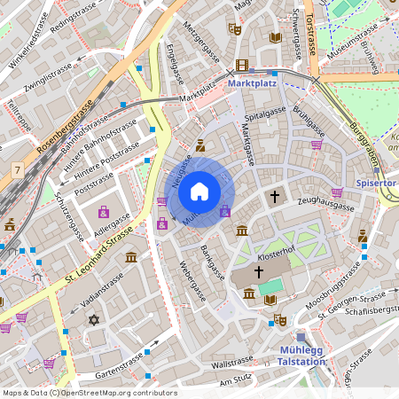 9000, St. Gallen, Multergasse, 20