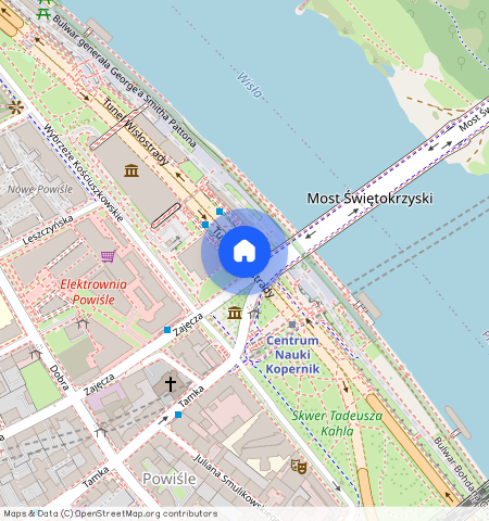 Warszawa Śródmieście Powiśle, Wybrzeże Kościuszkowskie