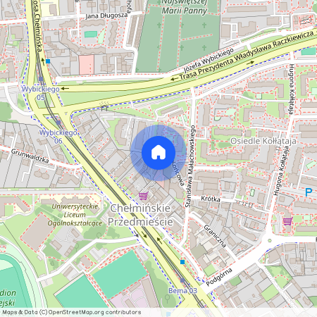 ul. Końcowa, Chełmińskie Przedmieście, Toruń, kujawsko-pomorskie