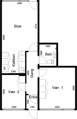 2½-værelses studiebolig - Photo 1