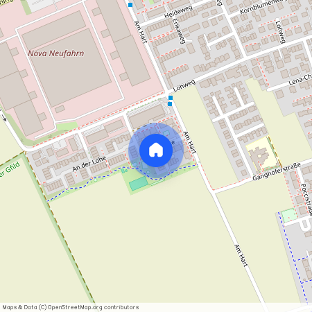 An der Lohe, 85375 München Neufahrn b. Freising ca. 19, 6 km north of Munich-center