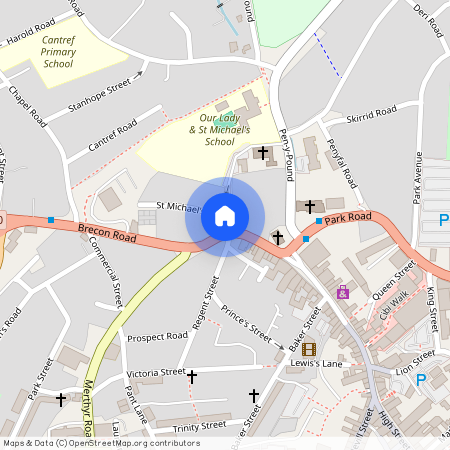 Brecon Road, Abergavenny, NP7