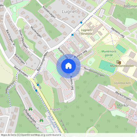 Rutens väg, Gustavsberg