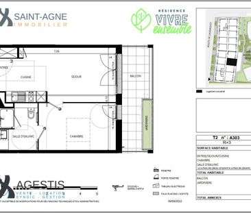 Location Appartement 2 pièces 41m² TOULOUSE 31200 - Photo 2