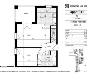 Appartement 2 pièces – 46 m² - Photo 2