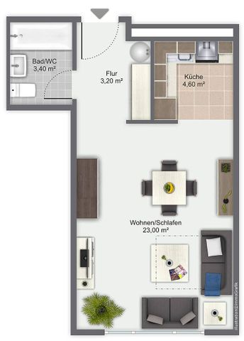 Charmante Singlewohnung an ruhiger Lage! - Photo 2