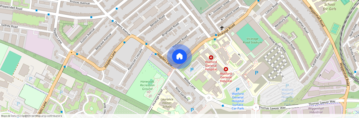 Vicarage Road, Hertfordshire WD18