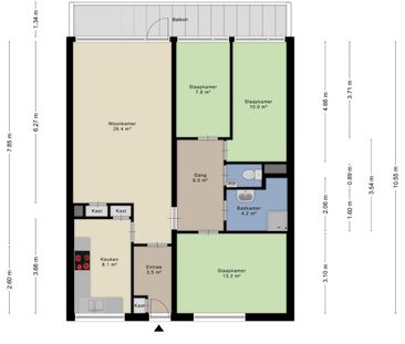 Appartement te huur: Zilverschoonlaan 63 1562 RC Krommenie - Photo 5