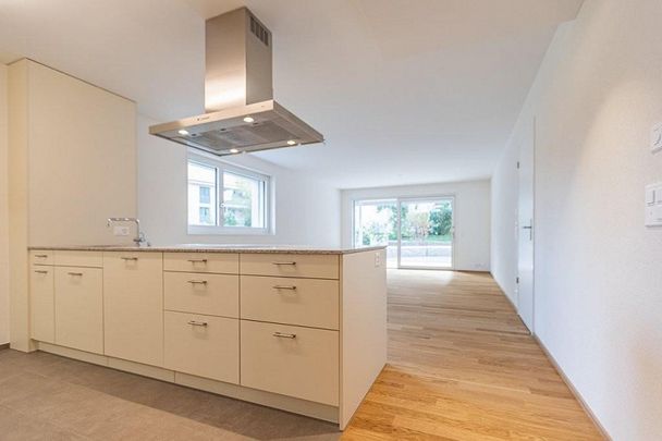 Moderne 3.5-Zimmerwohnung mit Gartensitzplatz zu vermieten - Foto 1