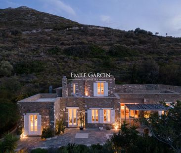 Sanctuaire Serein : Villa à Louer dans les Collines de Kavaki, Paros - Photo 1