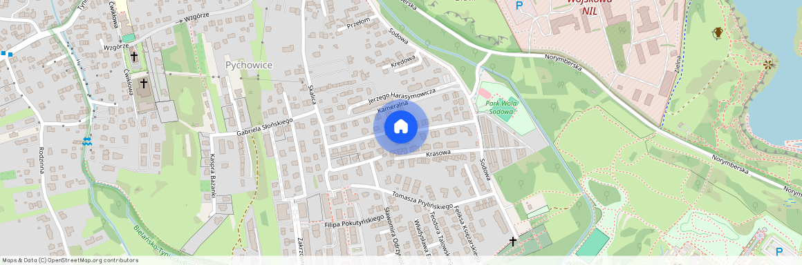 ul. Na Leszczu, Pychowice, Dębniki, Kraków, małopolskie