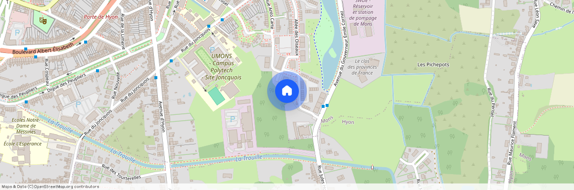 Allee des Oiseaux, 36, 42, 7000, Mons