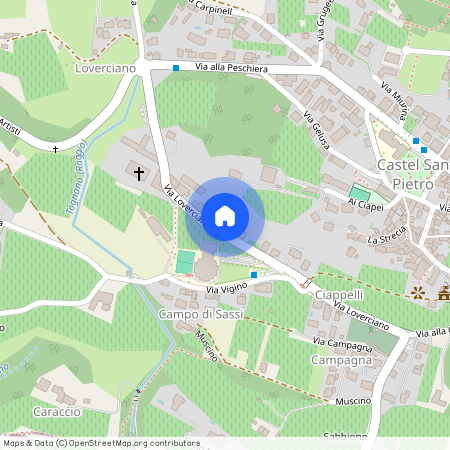 6874, Castel San Pietro, Via Loverciano, 23