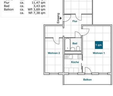 Zuhause fühlen: günstige 3-Zimmer-Wohnung (WBS) - Foto 4