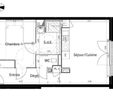 Location Appartement 2 pièces 43m² NANTES 44300 - Photo 5