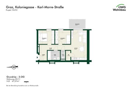 2-Zimmer-Erstbezug mit Loggia - Photo 5