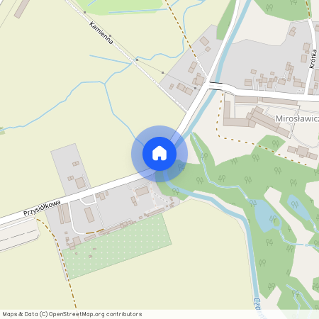 ul. Przysiółkowa, Mirosławice, Sobótka, wrocławski, dolnośląskie