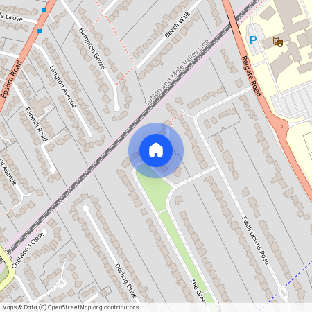 unnamed road, Ewell, KT17 3JP, United Kingdom, Epsom And Ewell