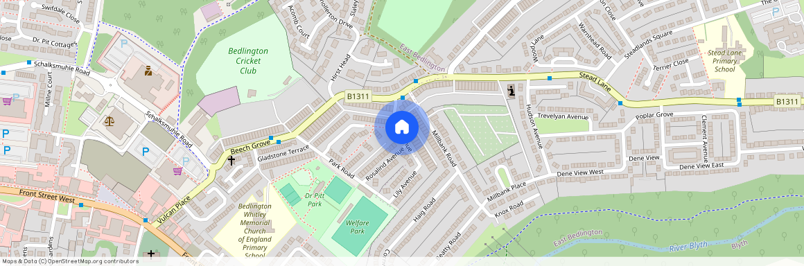 Alfred Avenue, Bedlington, Northumberland, NE22