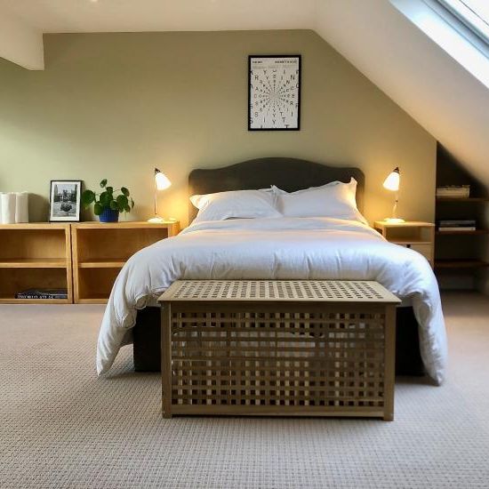 Large peaceful ensuite attic room with kingsize Loaf bed - Photo 1