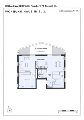 3.5 Zimmer, 86 m², 2. Stock - Photo 5