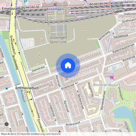 Rivierenbuurt, 9725 EK, Parkweg, Groningen