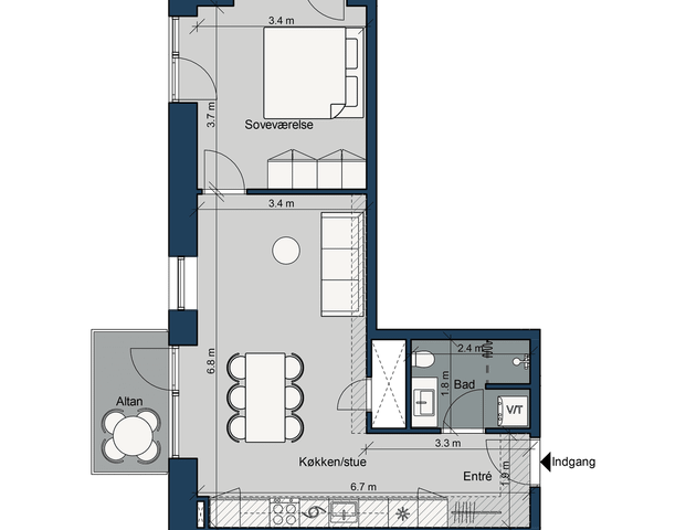 Østre Havnepark 27, 9. lejl. 4 - Foto 1