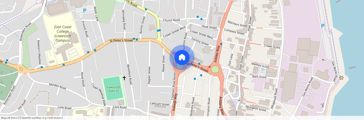 St Peter's Street, Lowestoft, NR32