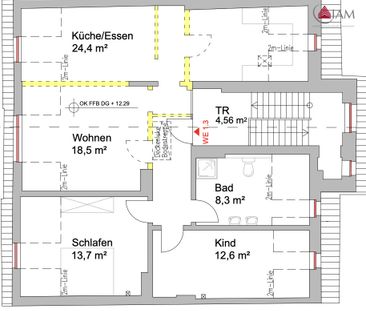 Erstbezug nach Sanierung: Vollständig sanierte 3-Zimmer-Wohnung im ... - Photo 4