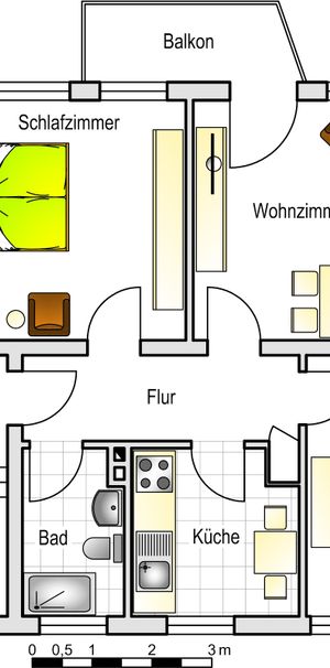 Modernisierte 3-Zimmer Wohnung im Nordertor - Photo 1