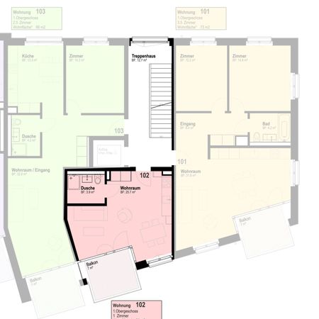 TOPMODERN! Sonnige 1 Zimmerwohnung mit Balkon an zentraler Lage - Photo 4