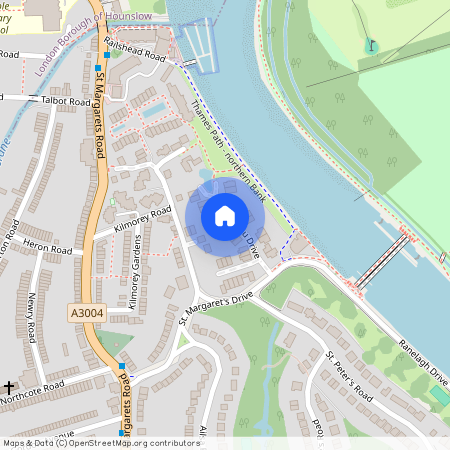 Martineau Drive, Richmond Lock, Twickenham, London, TW1