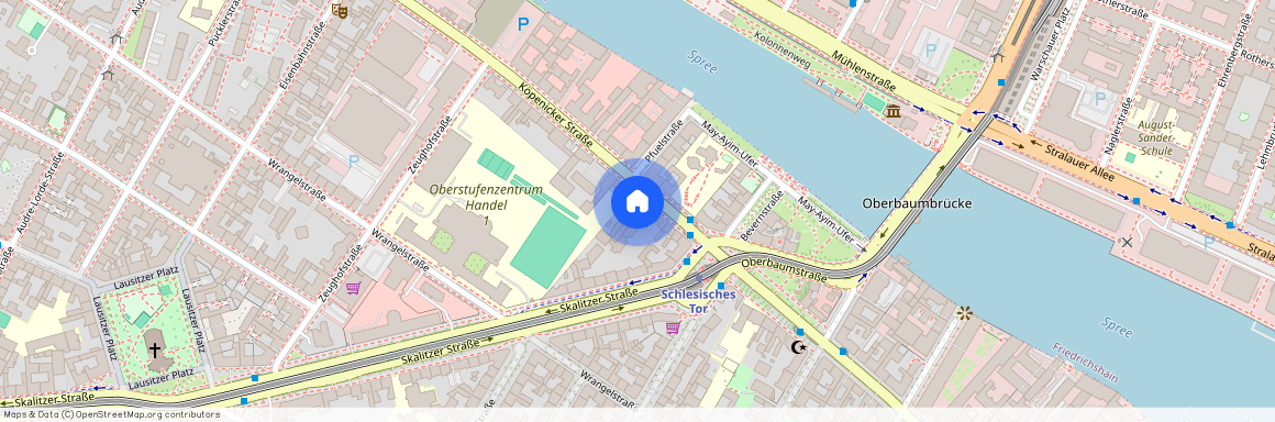 Köpenicker Str. 191, 10997 Berlin OT Kreuzberg, Zur Karte