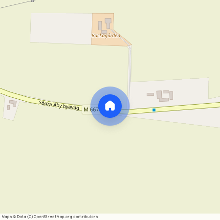 Södra Åby Byaväg, Klagstorp