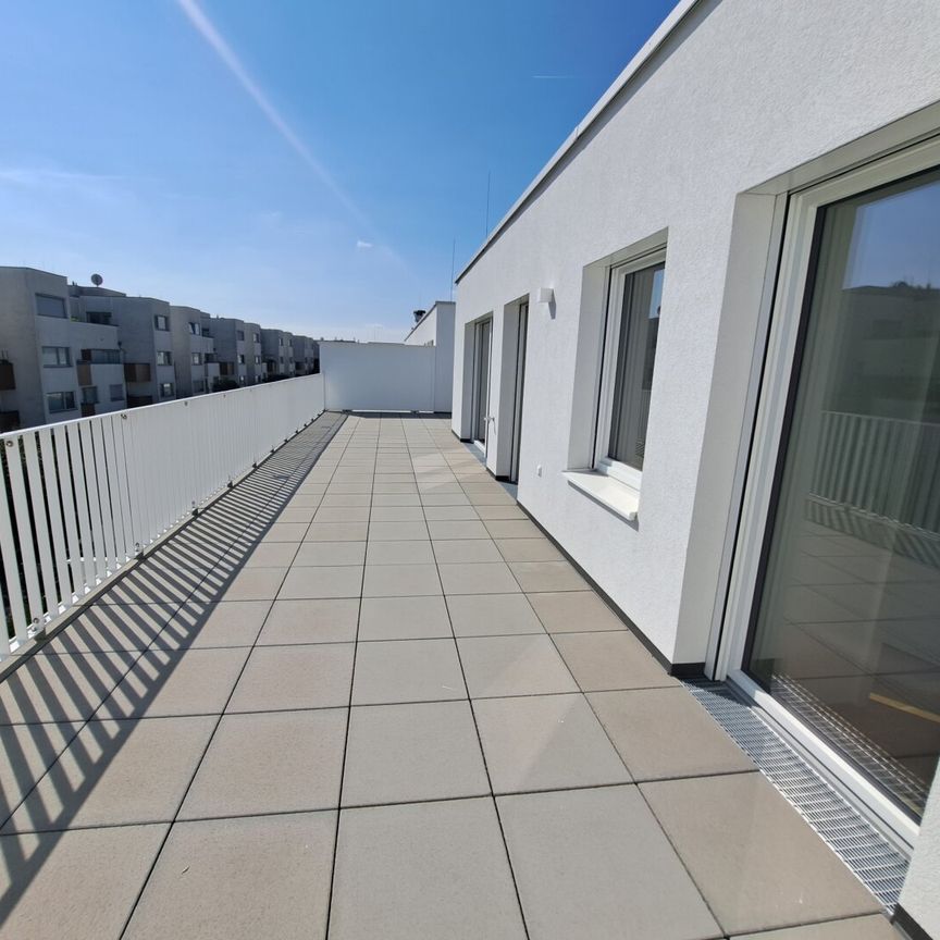 Wunderschöne Dachgeschoßwohnung mit Terrasse in Stammersdorfer Ruhelage: Mietwohnung mit Kaufoption - Foto 1