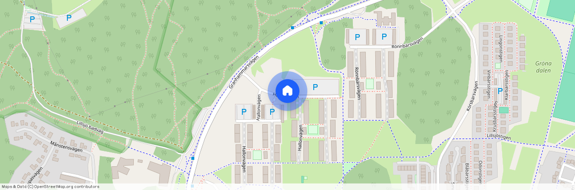 Hallonvägen, Kungsängen