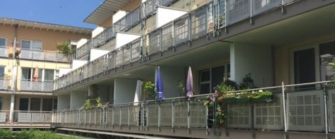 Großzügiges Appartment in Rheinnähe mit großem Balkon - Foto 1