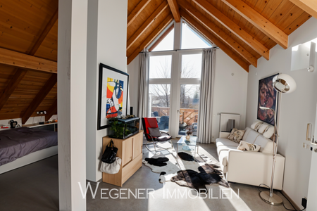 ***Pauschalmiete / Vollmöblierte Loftwohnung mit großzügigem Süd-Balkon in Waldtrudering!*** - Photo 3