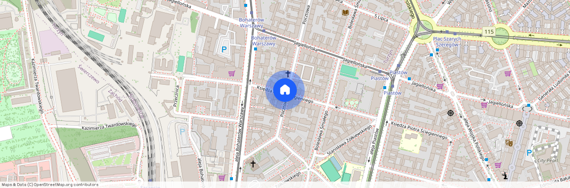 ks. Piotra Ściegiennego, ŚRÓDMIEŚCIE-CENTRUM, SZCZECIN, ZACHODNIOPOMORSKIE