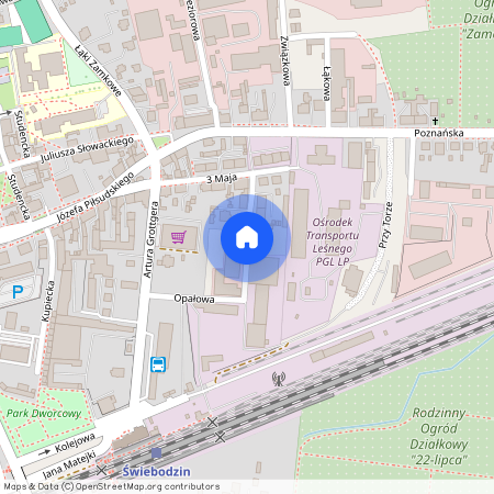 ul. Mała, Świebodzin, Świebodzin, świebodziński, lubuskie