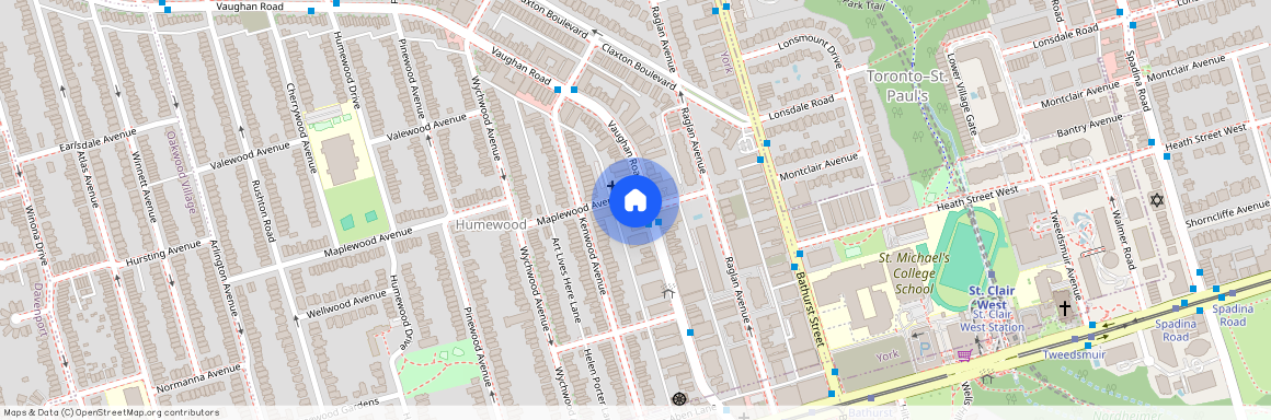 166 Vaughan Road Unit# Main floor and ba…, Toronto