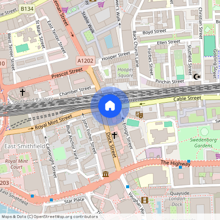 6 Chamberlain House, Cable Street, Shadwell, Whitechapel, E1 0AL, London