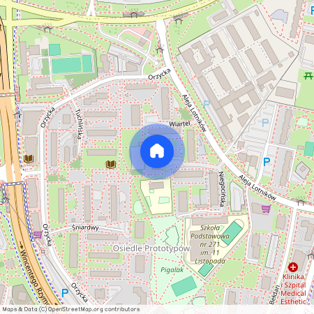 ul. Niegocińska, Służew, Mokotów, Warszawa, mazowieckie