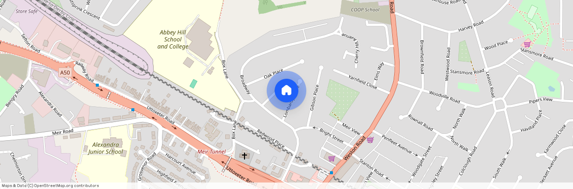 Lombardy Grove, Meir, ST3